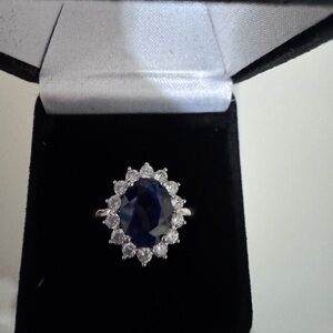 Princess Diana Bradford exchange sapphire ring